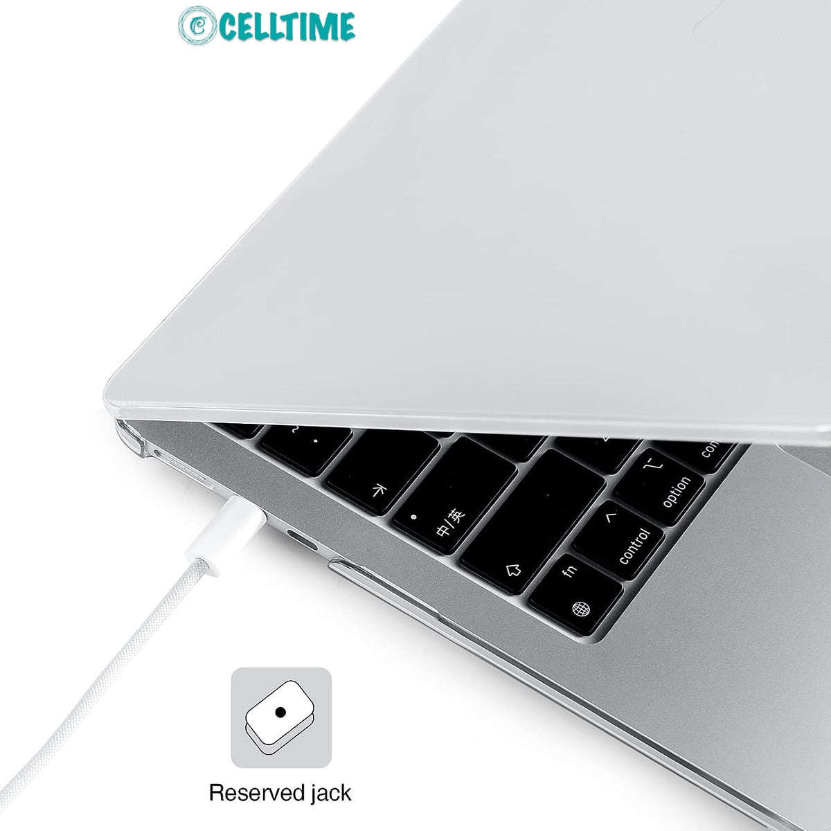 CellTime Case Compatible with MacBook Air 15-inch (M5) 2026 Clear Cover