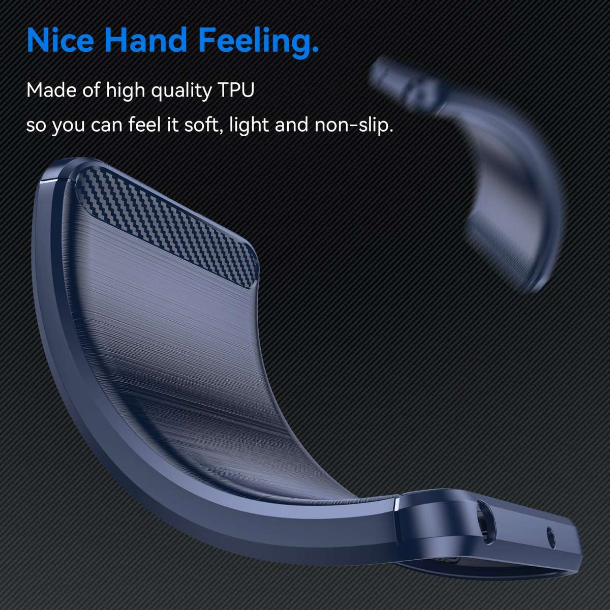 CellTime Case for Redmi A5 Carbon Fiber Design Shockproof Cover