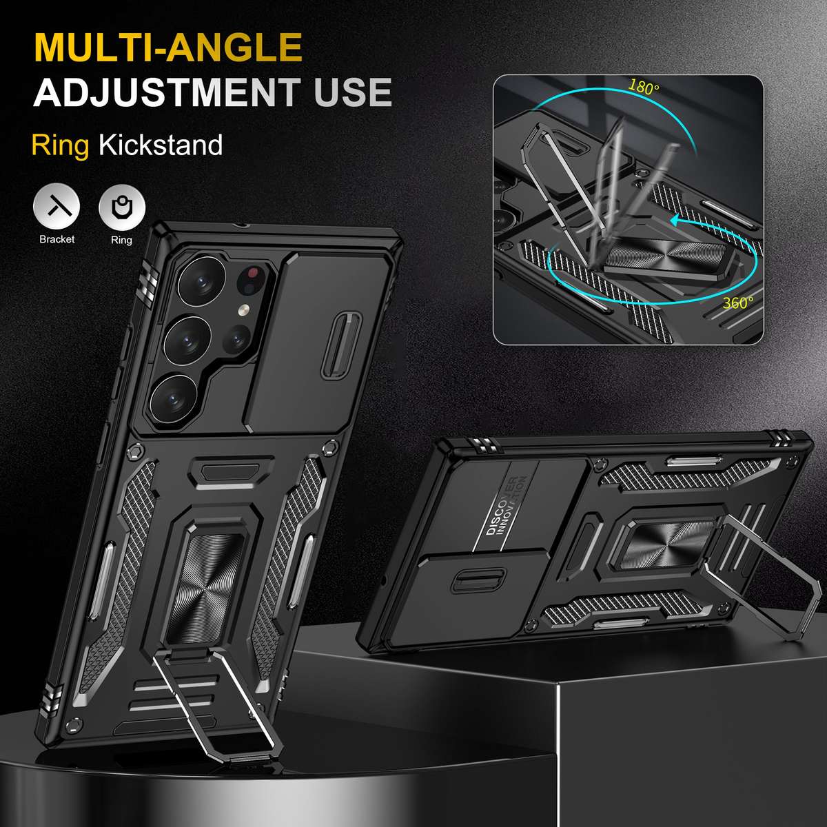 Kejiang Camshield Cover for Galaxy S25/S25+/S25 Ultra Case