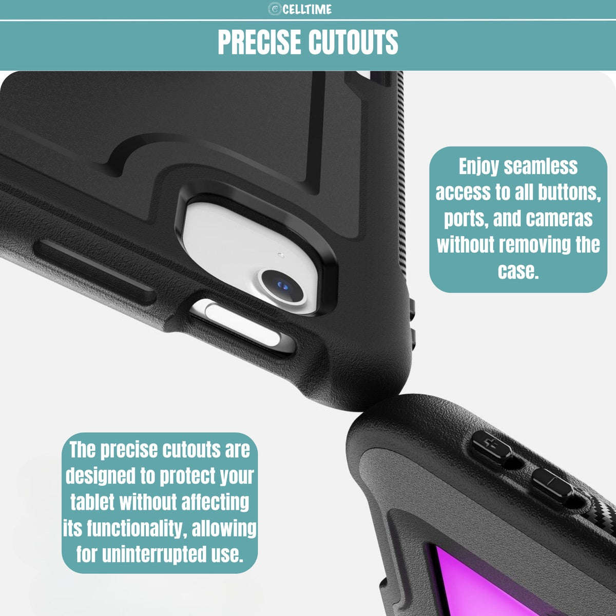 CellTime Case for iPad Air 13" (M4) 2026 ArmorShield Cover