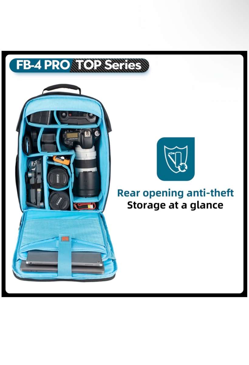 Fotopro Ergonomic Professional Photography Backpack Camera Bag - FB-4 Pro