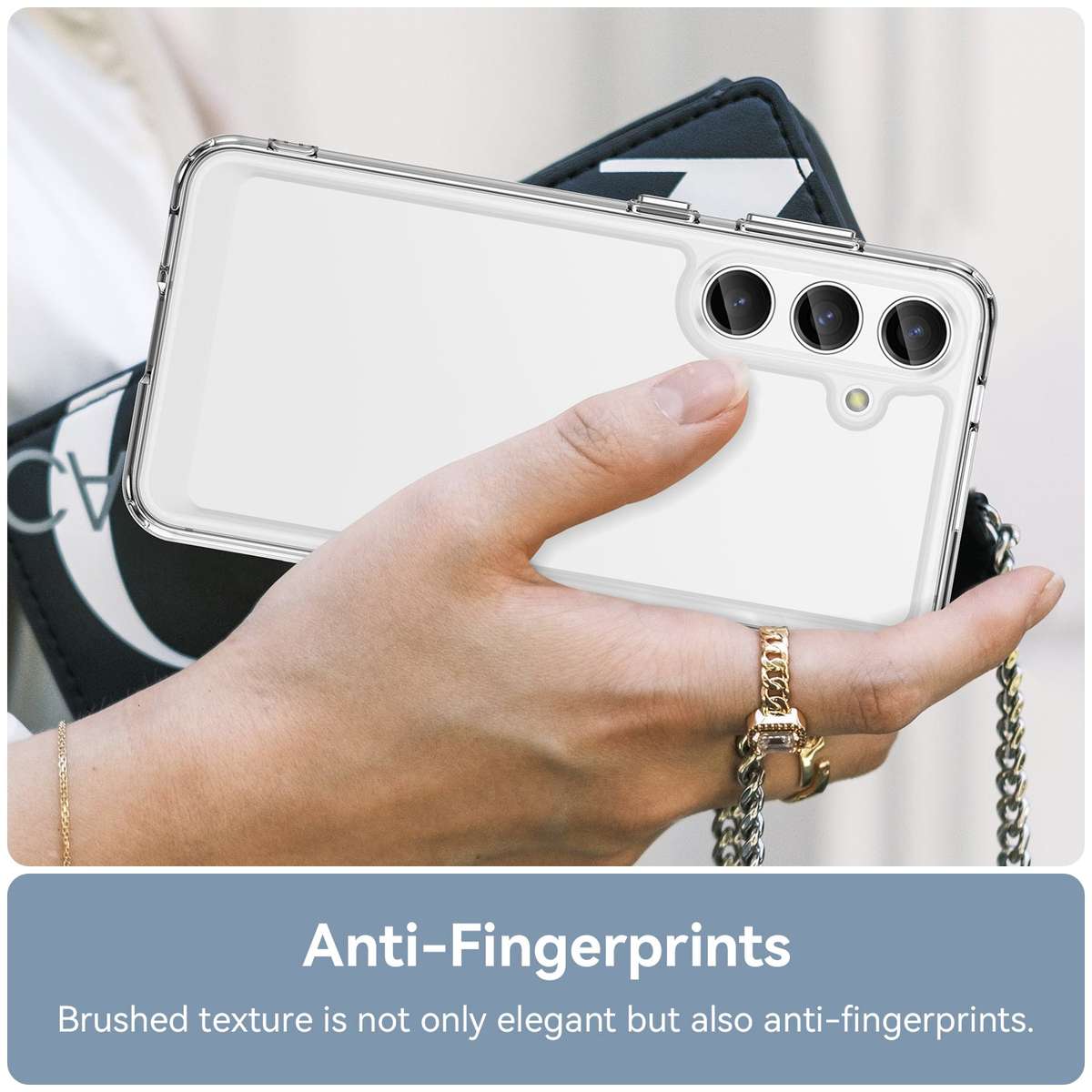 Clear Cover for Samsung Galaxy S24 Plus - Shockproof Candy Series Cover