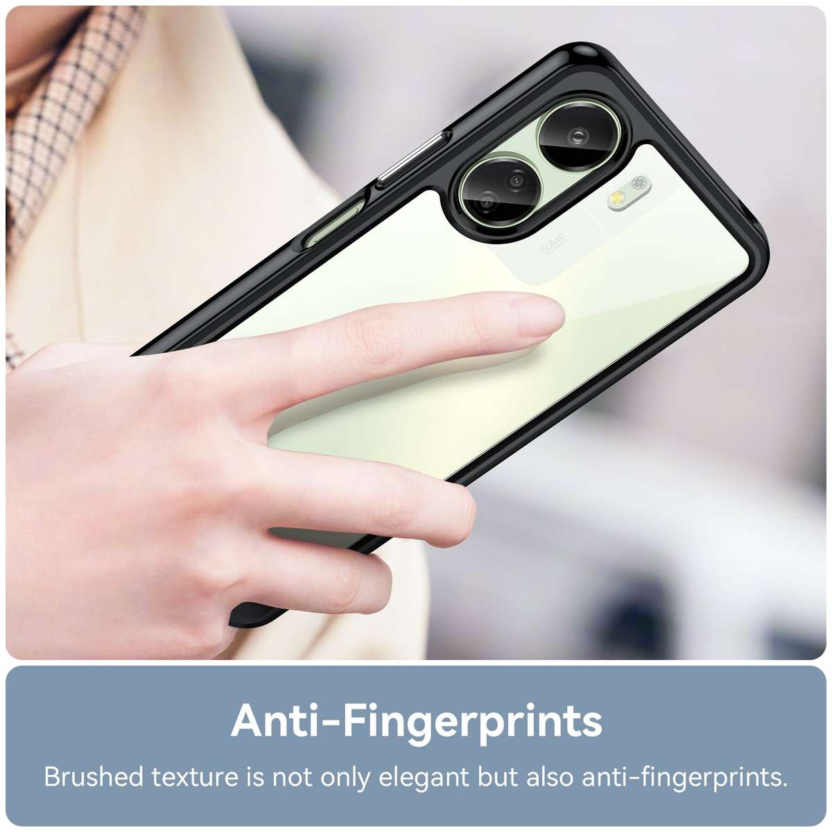 Redmi 13C Candy Clear Case Shockproof Cover