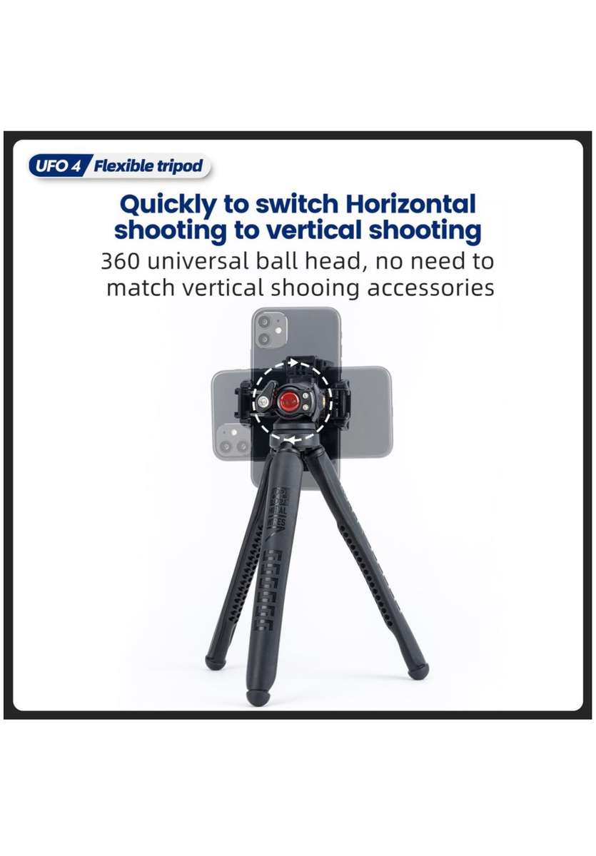 Fotopro Flexible Versatile Table Camera / Smartphone Tripod Stand - UFO-4