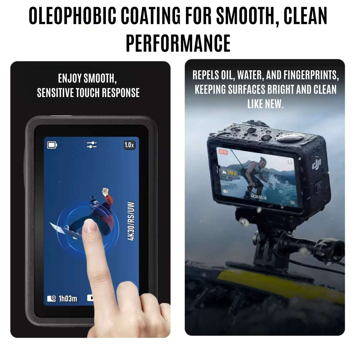 CellTime Easyfit Screen + Camera Protector for DJI Osmo Action 5 Pro