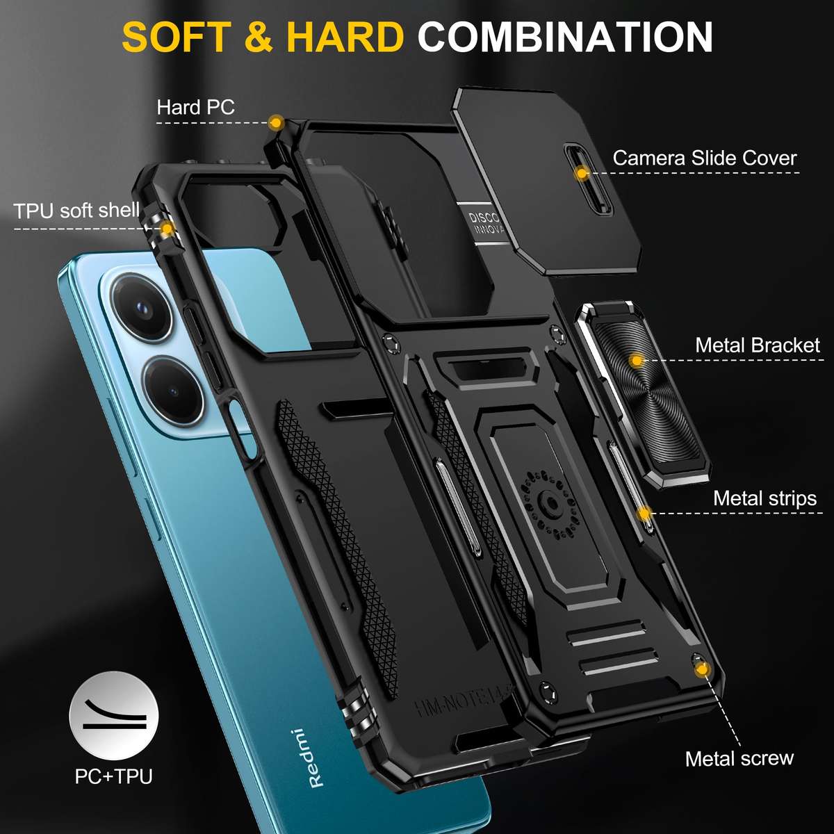 CellTime Case for Redmi Note 14 5G Kejiang Camshield Cover