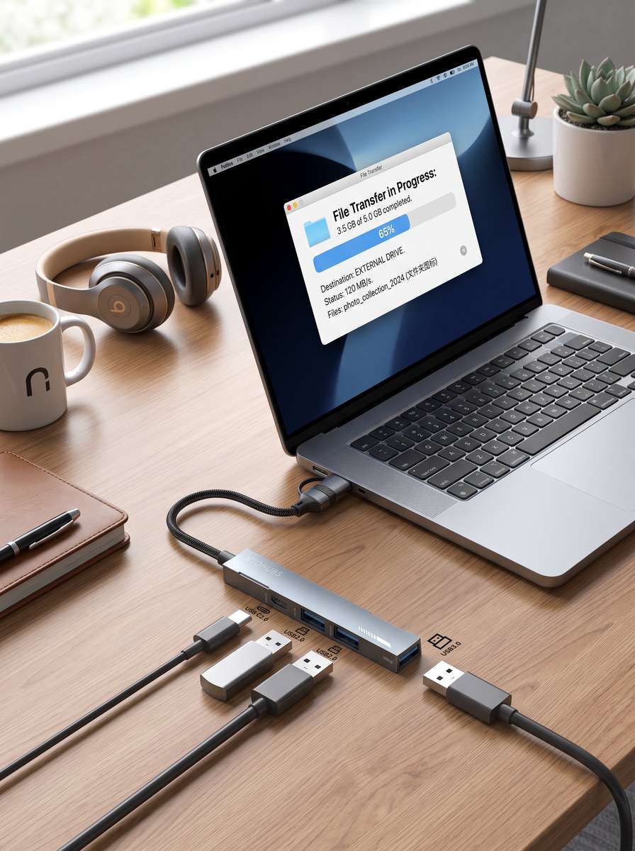 NEOHUBS HUB PLUS 4-in-1 USB A/Type-C Hub with USB 3, 2x USB 2 & USB-C 60W