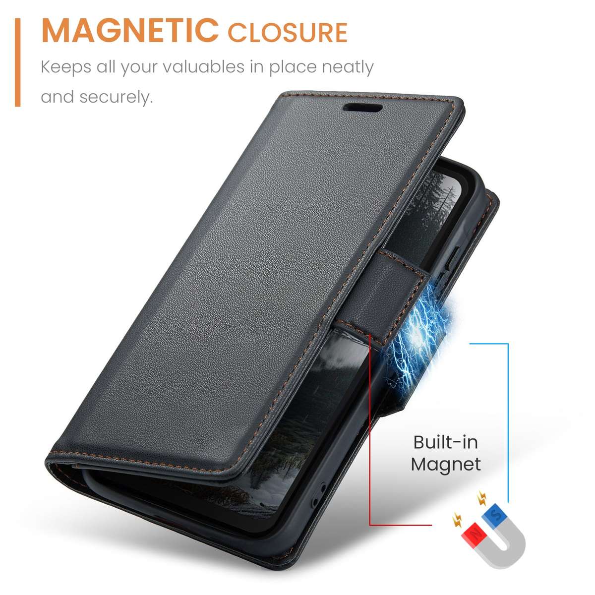 Retro Flip Case for Galaxy A07 Leather Wallet Cover