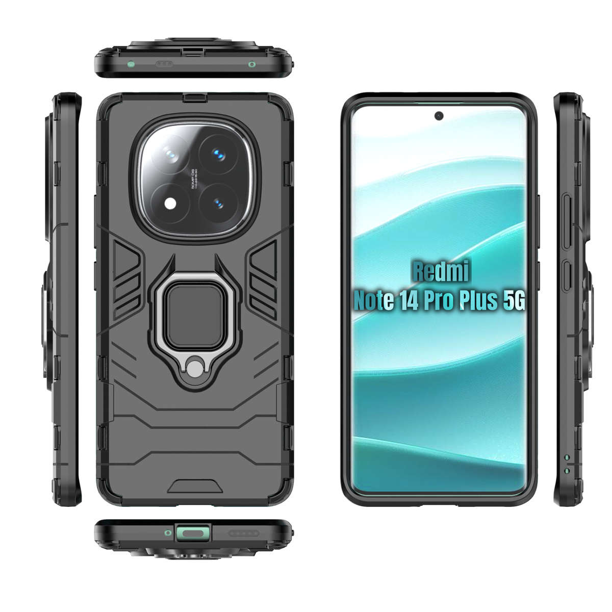 CellTime Black Panther Case for Redmi Note 14 Pro Plus 5G Shockproof Cover