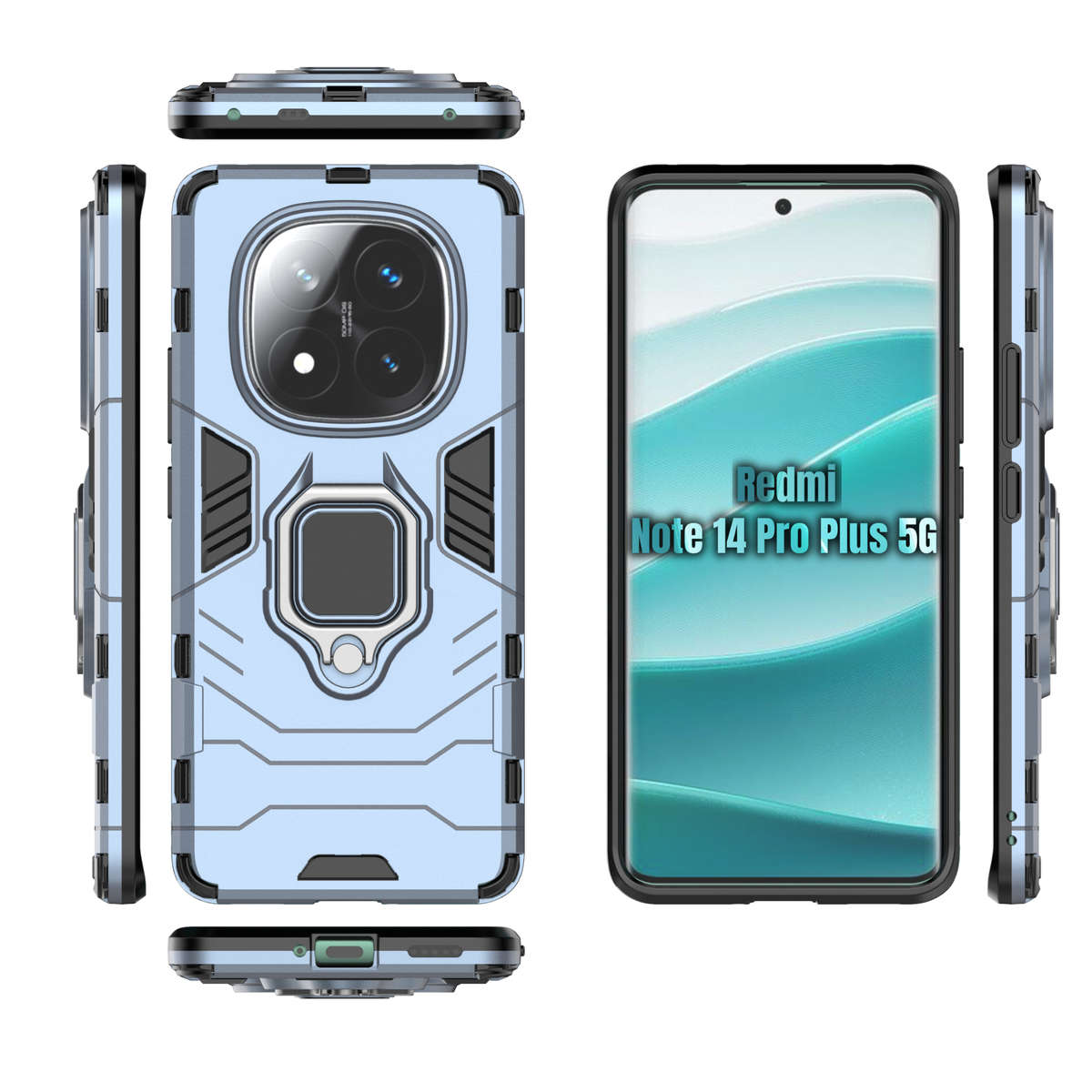 CellTime Black Panther Case for Redmi Note 14 Pro Plus 5G Shockproof Cover