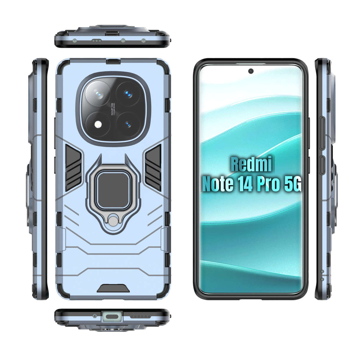 CellTime Black Panther Case for Redmi Note 14 Pro 5G Shockproof Cover