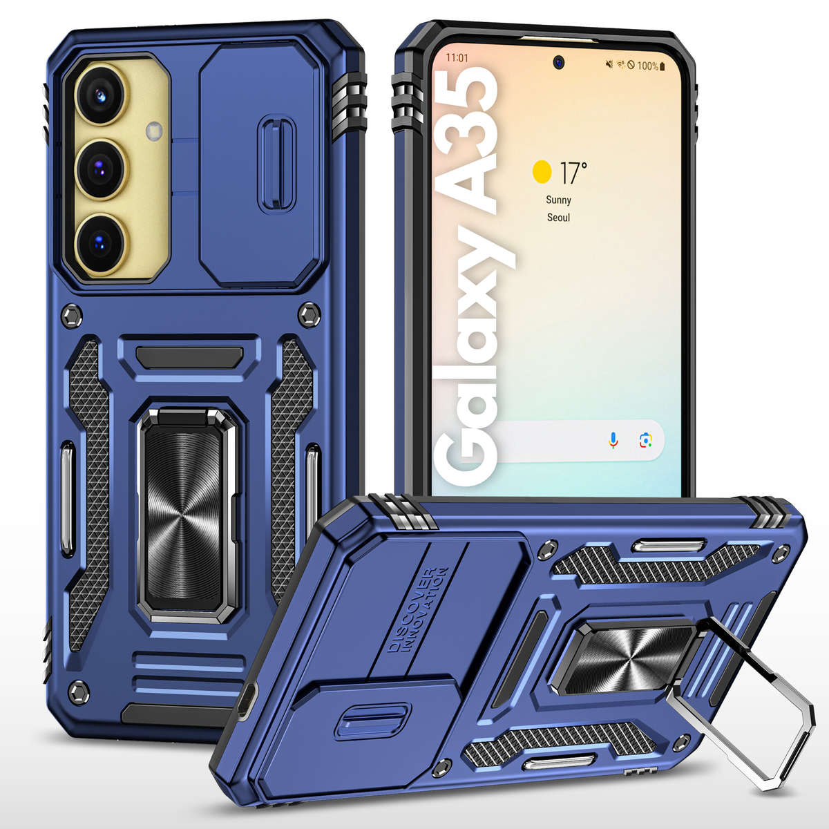 Galaxy A35 Kejiang Camshield Cover Shockproof Case