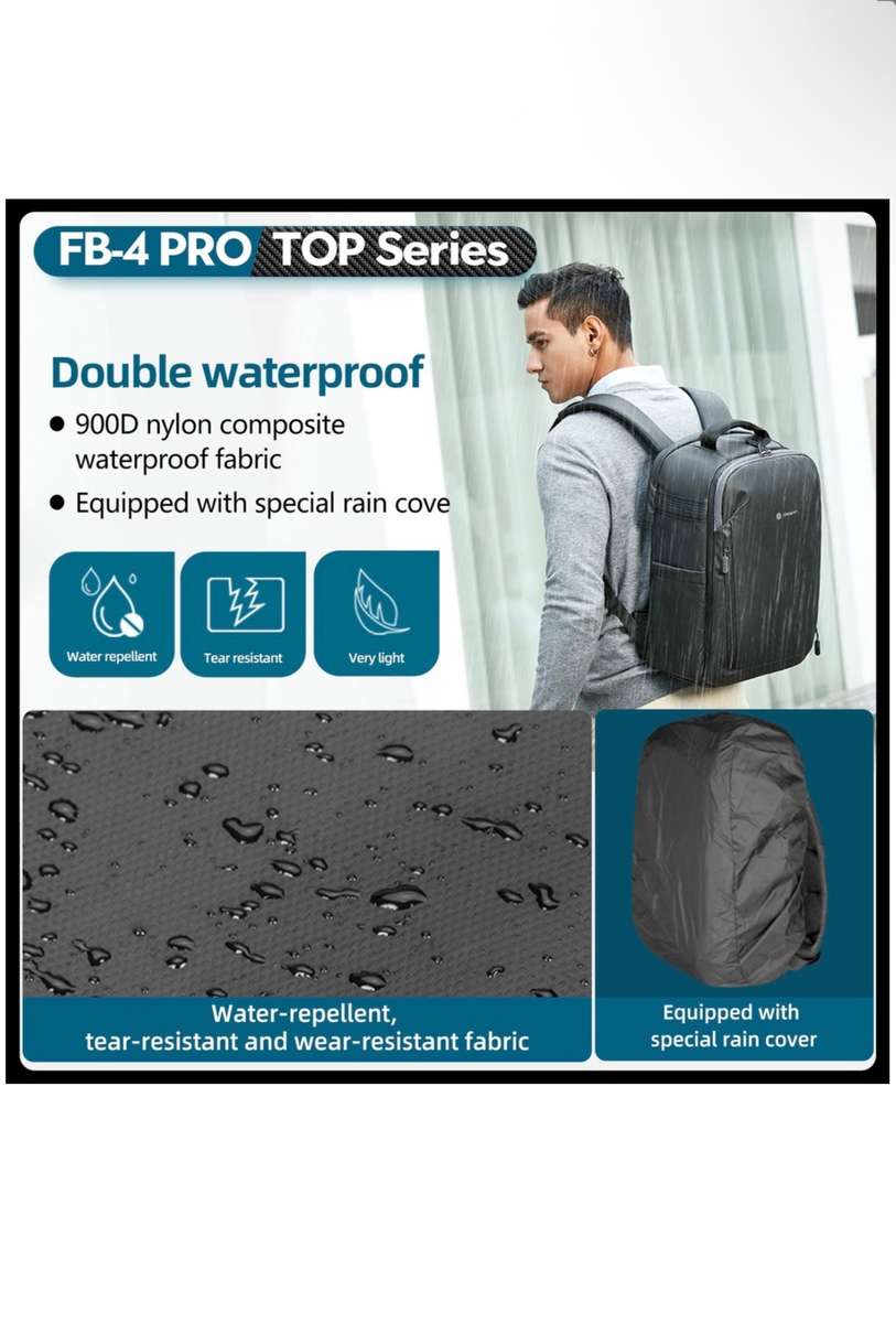 Fotopro Ergonomic Professional Photography Backpack Camera Bag - FB-4 Pro