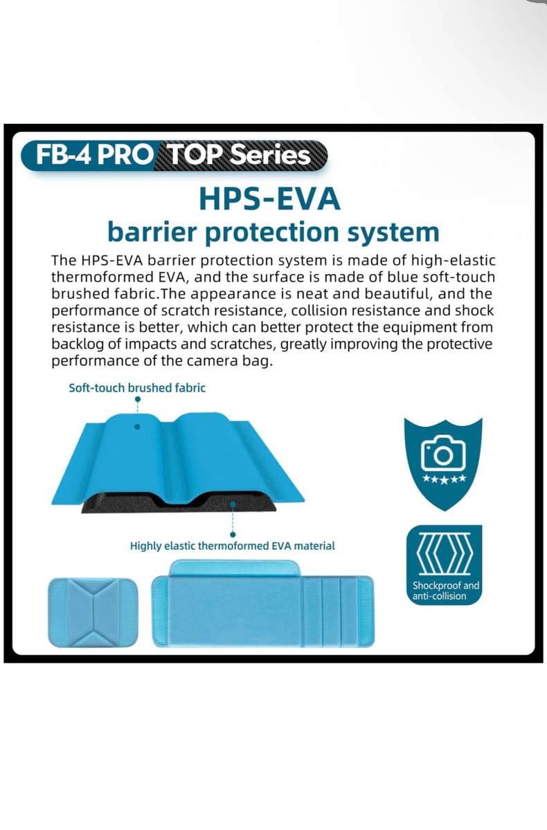 Fotopro Ergonomic Professional Photography Backpack Camera Bag - FB-4 Pro
