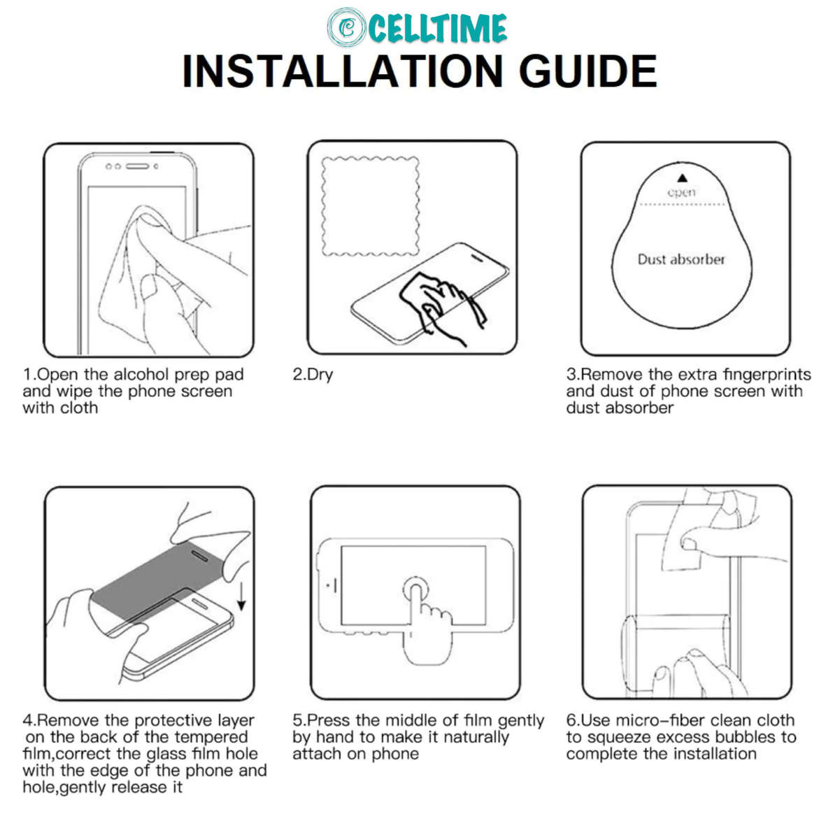 Redmi 13C Tempered Glass Screen Protector