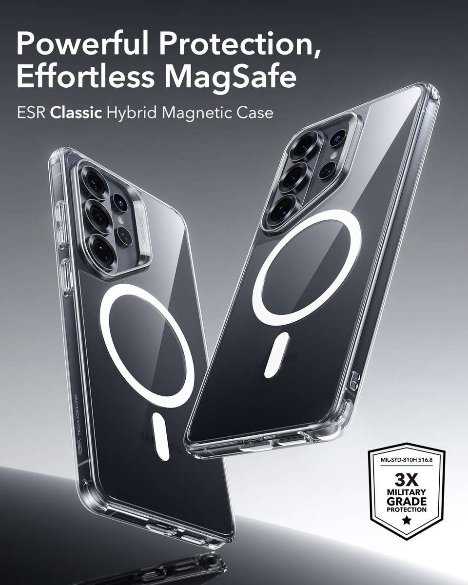 ESR Case Compatible with Galaxy S26 Ultra Hybrid Shockproof MagSafe Cover