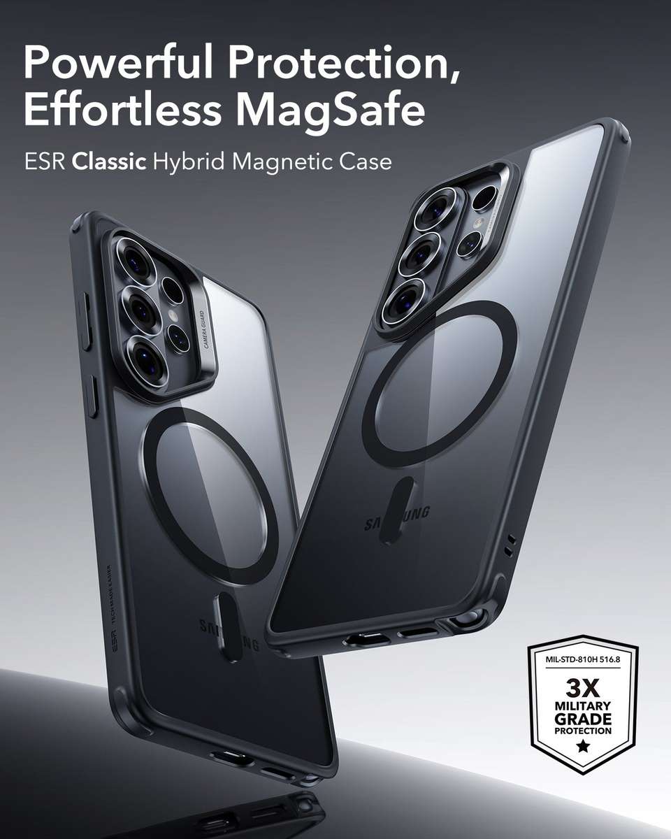 ESR Case Compatible with Galaxy S26 Ultra Hybrid Shockproof MagSafe Cover