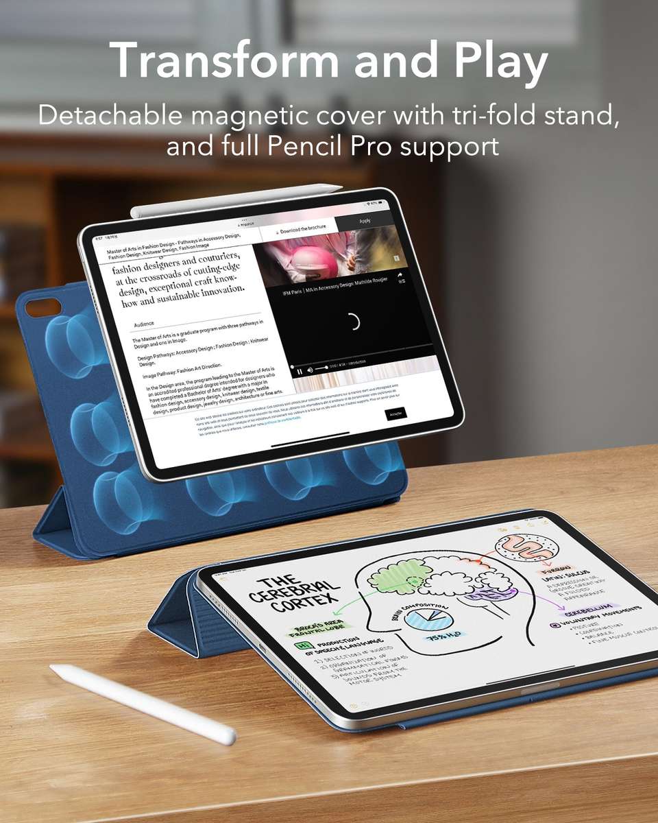 ESR Case Compatible with iPad Air 11" (M4) 2026 Rebound Magnetic Cover