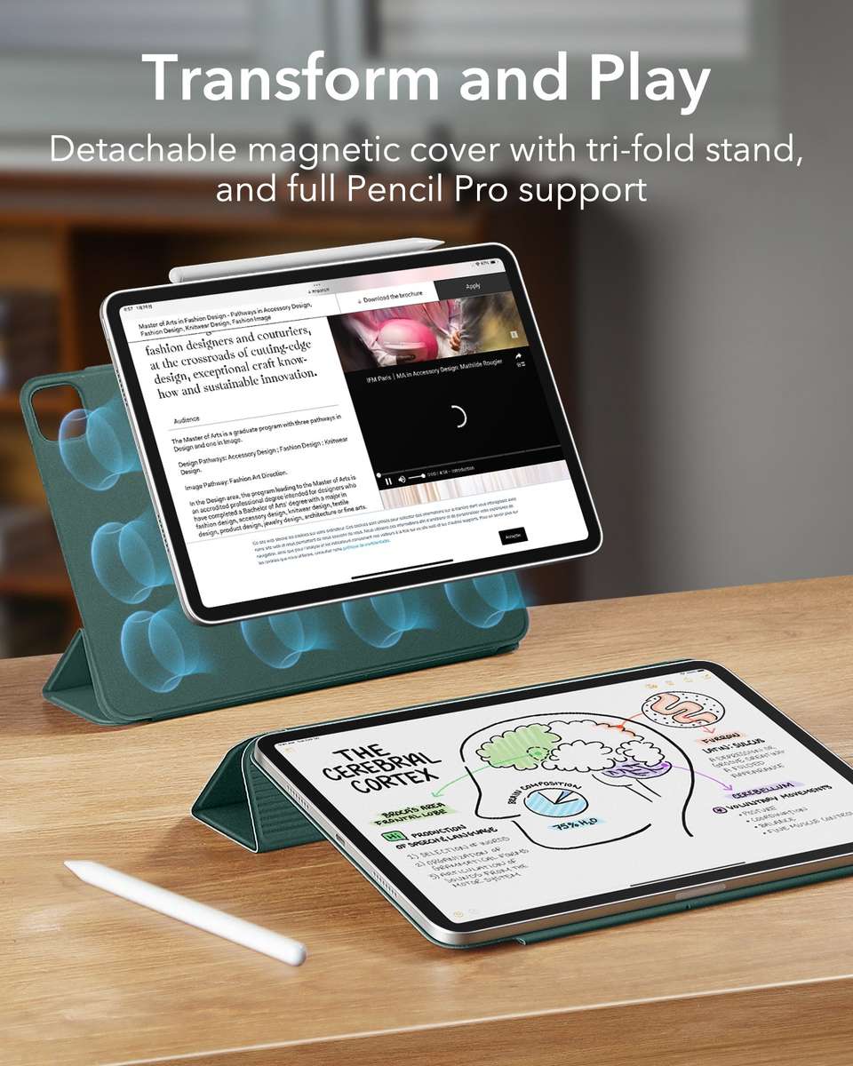 ESR Case Compatible with iPad Air 13" (M2) 2024 Rebound Magnetic Cover