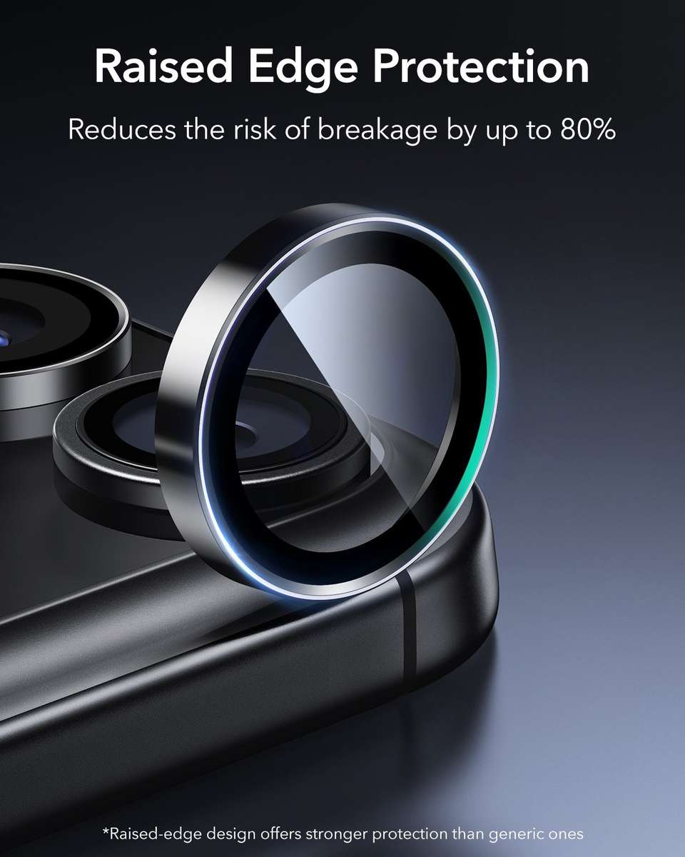 ESR Camera Lens Protector Compatible with iPhone 17 Pro/17 Pro Max - 2 Pack