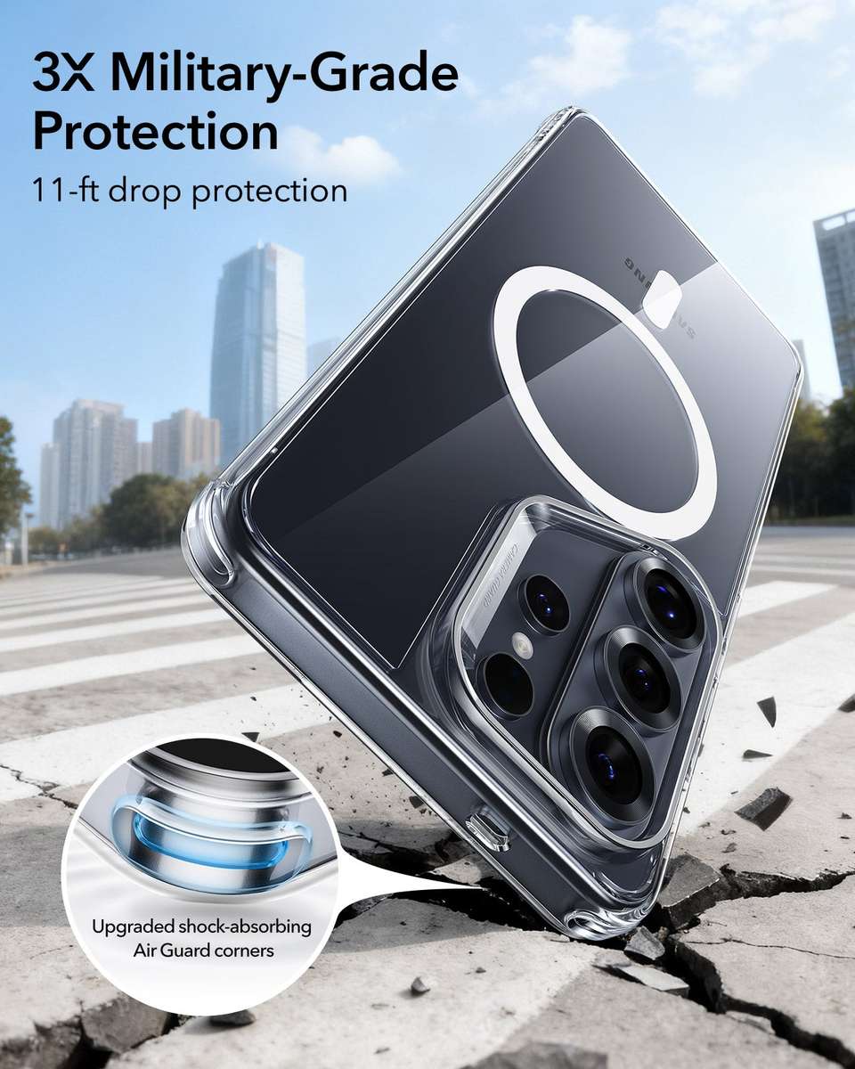 ESR Case Compatible with Galaxy S26 Ultra Hybrid Shockproof MagSafe Cover