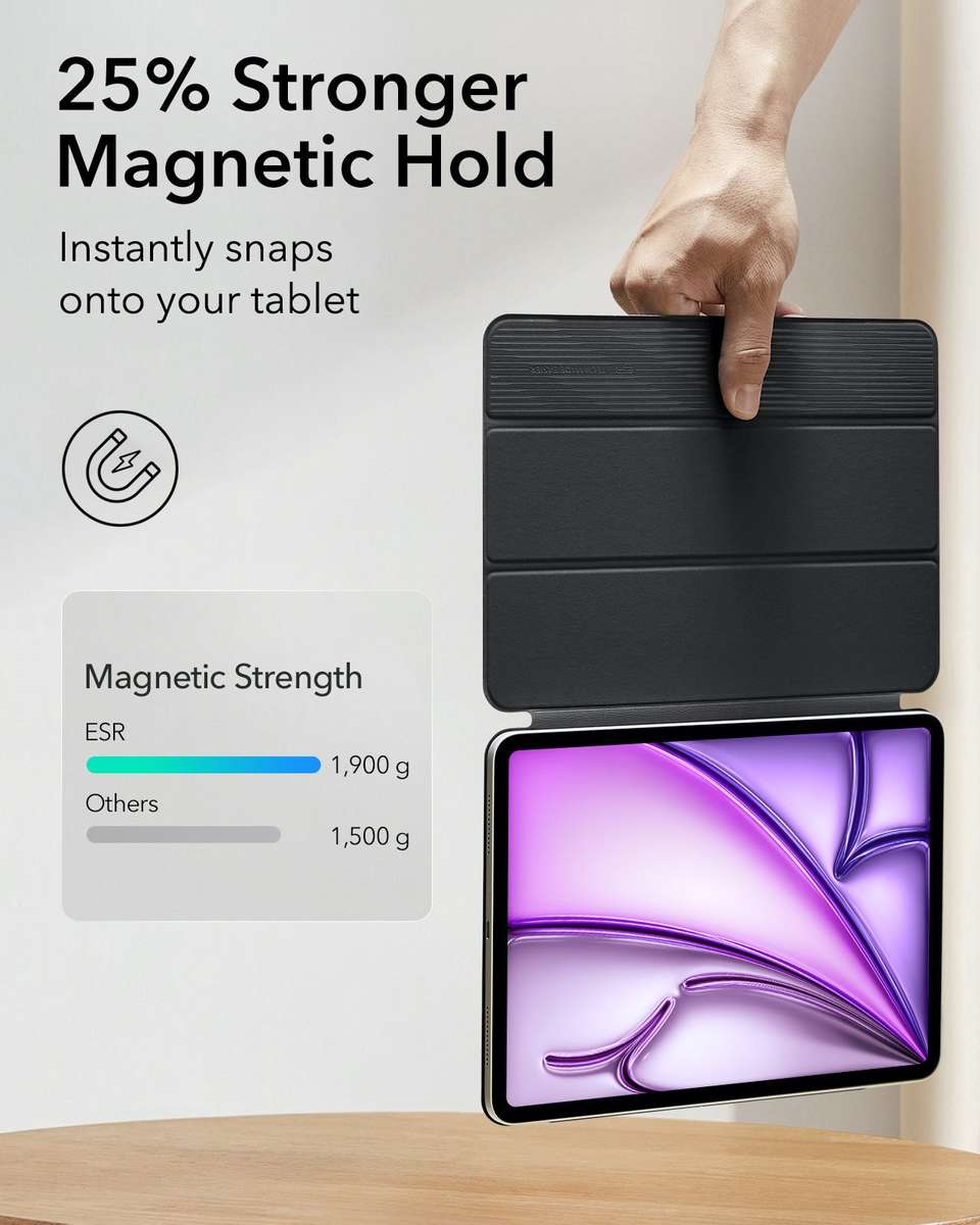 ESR Case Compatible with iPad Air 13" (M4) 2026 Rebound Magnetic Cover