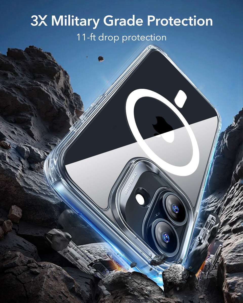 ESR MagSafe Case Set Compatible with iPhone 17 Hybrid Camera Button Cover