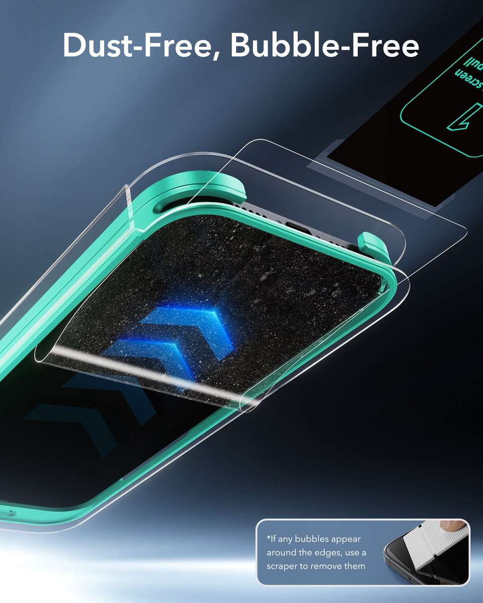 ESR Armorite Glass Screen Protector Compatible With iPhone 17 Pro - 3 Pack
