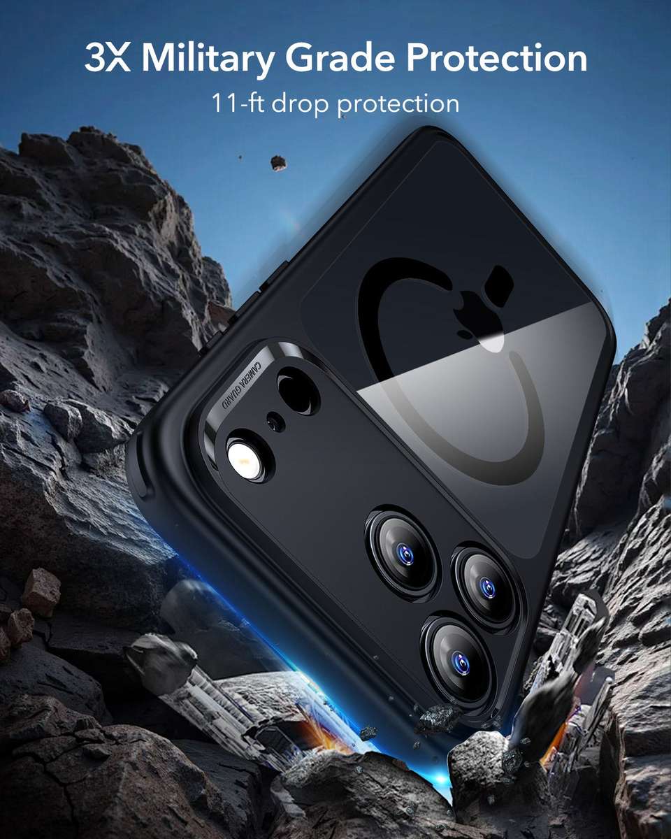 ESR MagSafe Case Set Compatible with iPhone 17 Pro/Max Hybrid Camera Button
