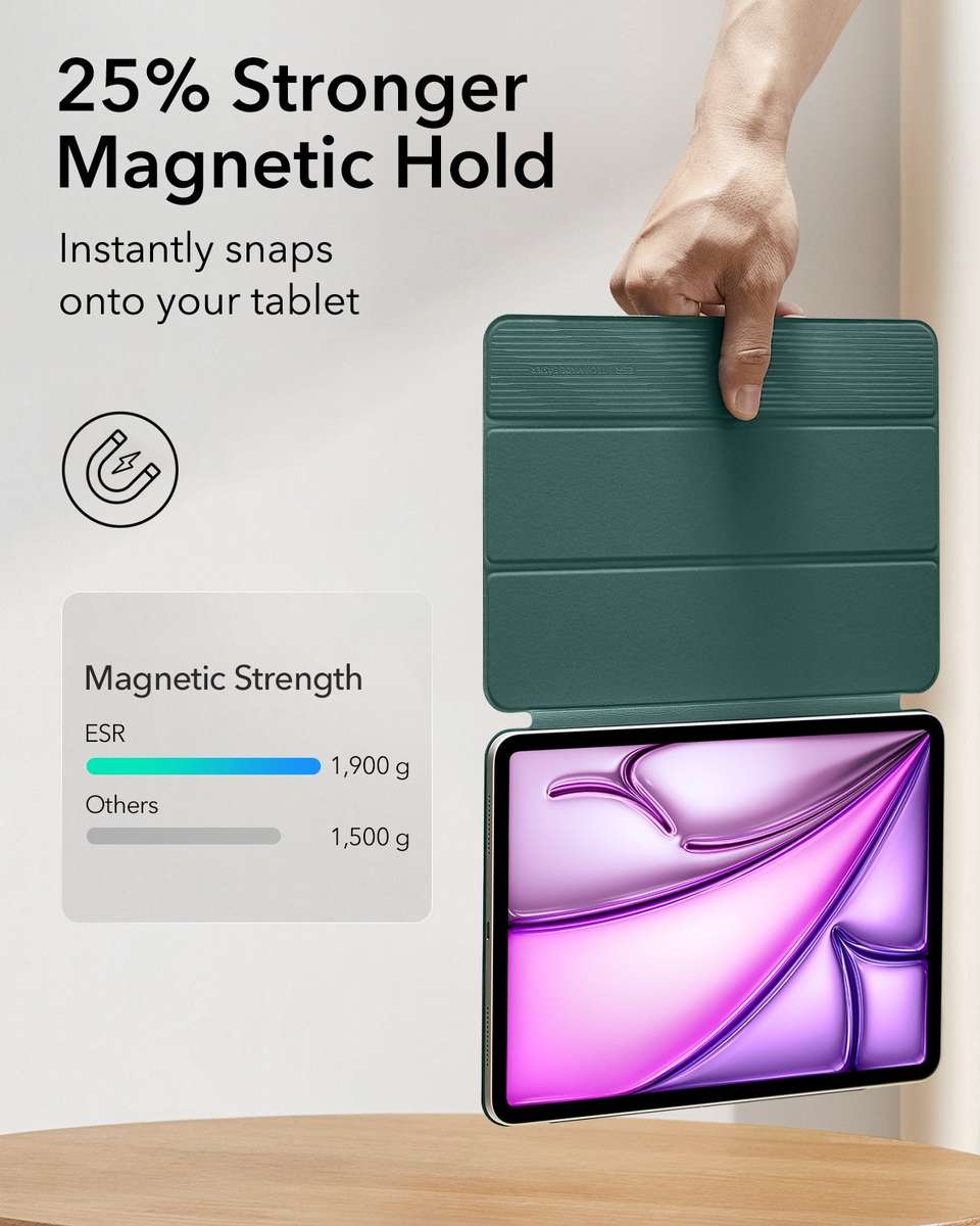 ESR Case Compatible with iPad Air 13" (M2) 2024 Rebound Magnetic Cover