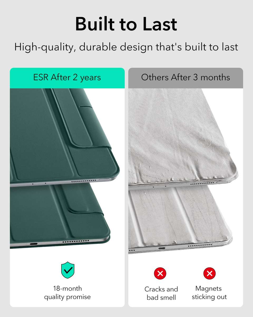 ESR Case Compatible with iPad Air 13" (M4) 2026 Rebound Magnetic Cover