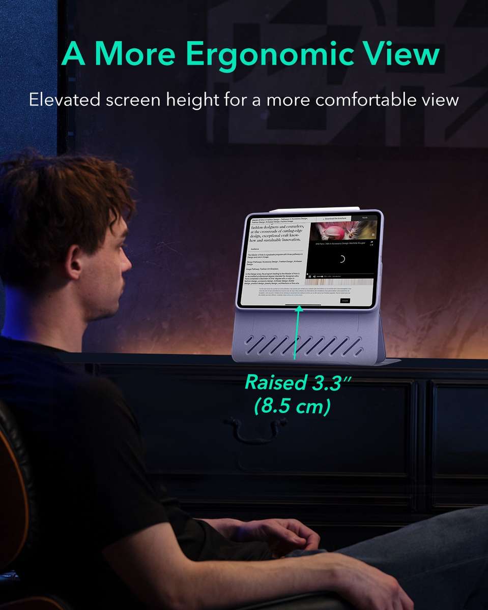 ESR Case Compatible with iPad Air 11" (M3) 2025 Shift Magnetic Cover