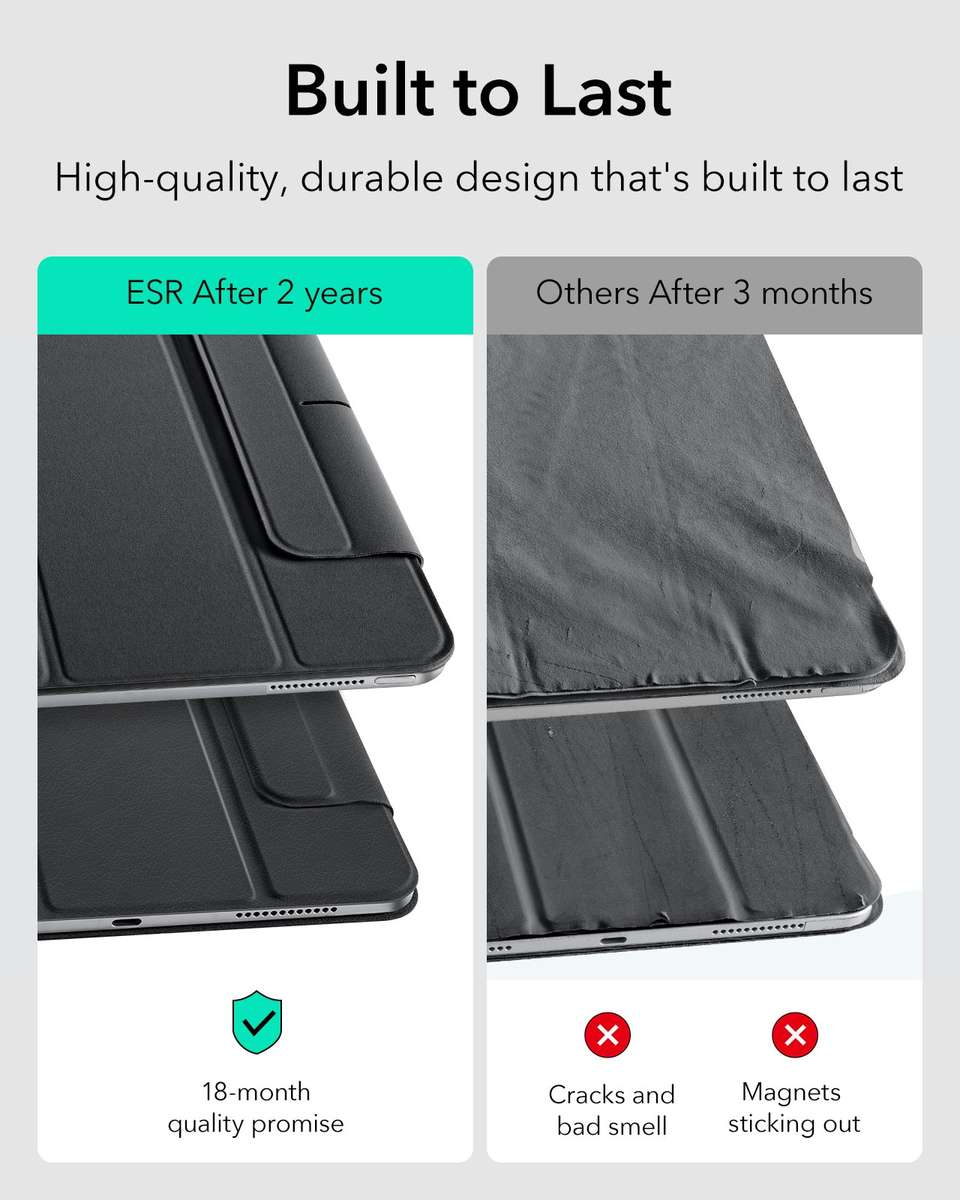 ESR Case Compatible with iPad Air 13" (M4) 2026 Rebound Magnetic Cover