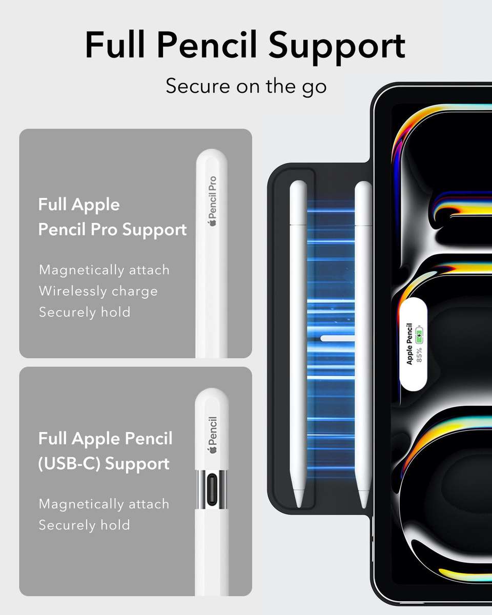 ESR Case Compatible with iPad Pro 11" (M4) 2024 Rebound Magnetic Cover