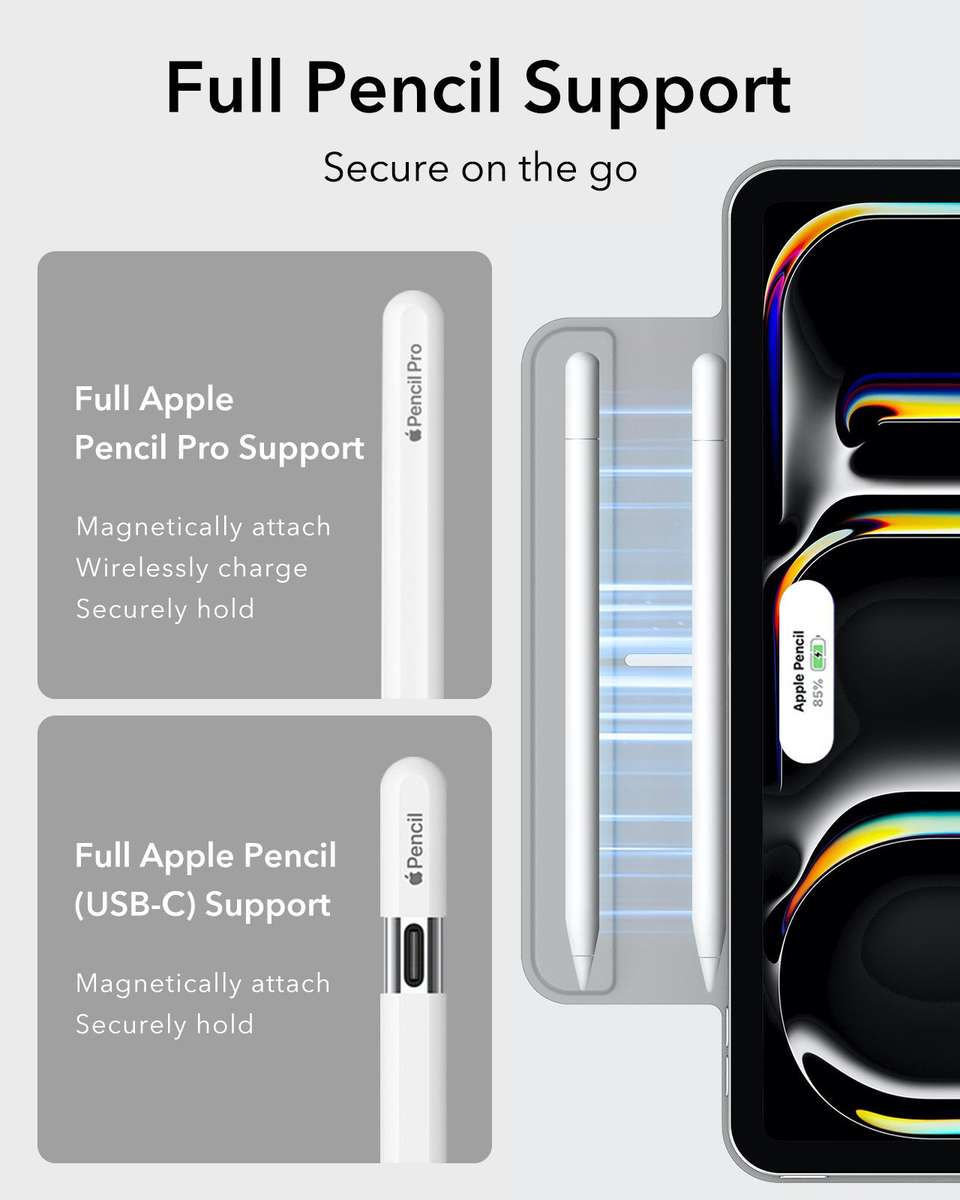 ESR Case Compatible with iPad Pro 11" (M4) 2024 Rebound Magnetic Cover