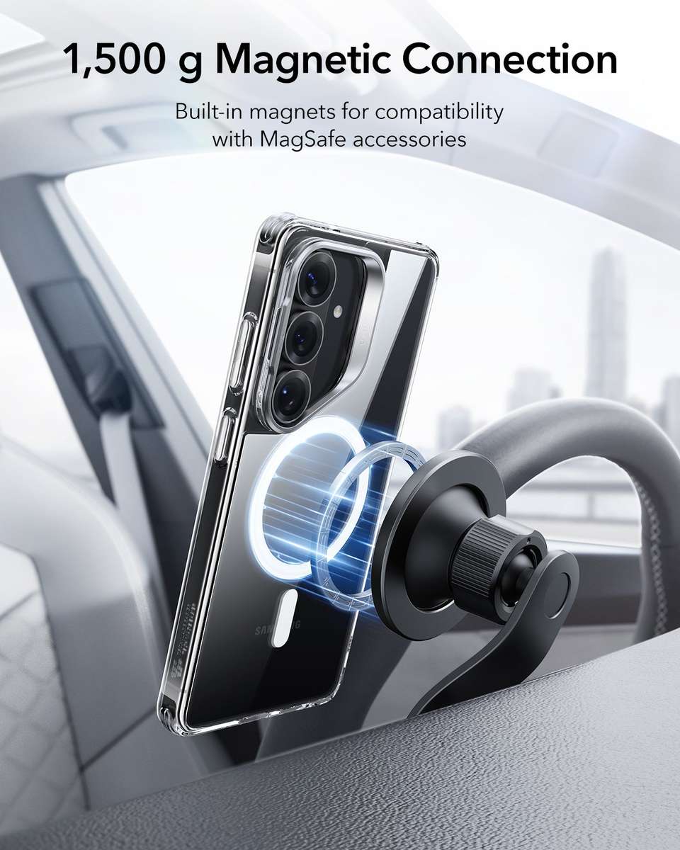ESR Case with Stand Compatible with Galaxy S26/Plus Hybrid MagSafe Cover