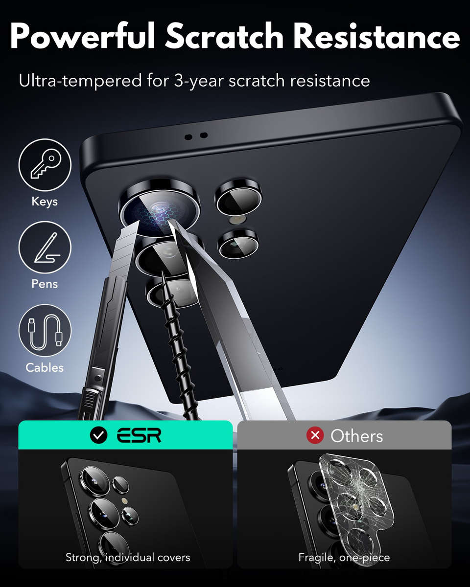 ESR Samsung Galaxy S25 Ultra Armorite Camera Lens Protectors