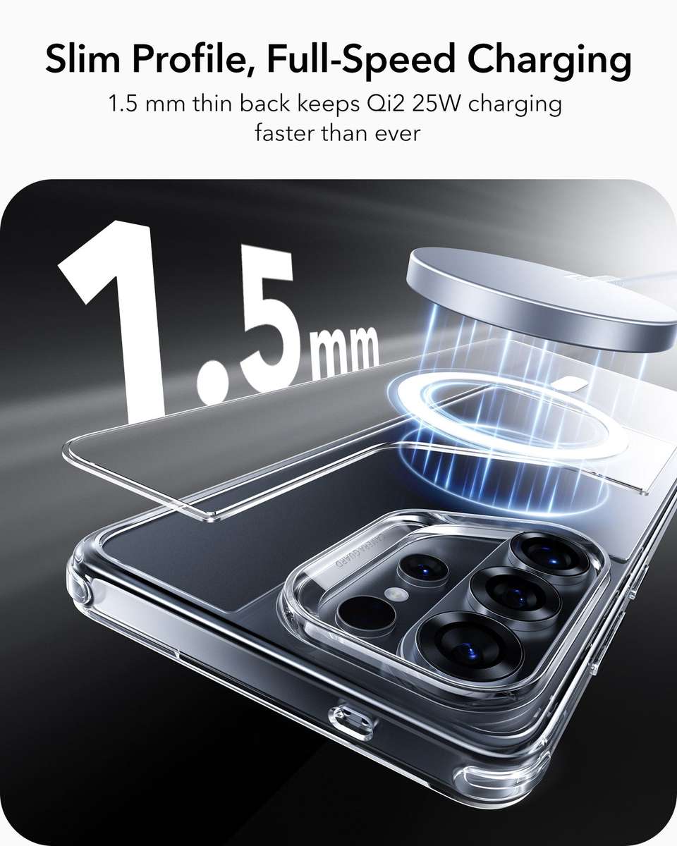 ESR Case Compatible with Galaxy S26 Ultra Hybrid Shockproof MagSafe Cover
