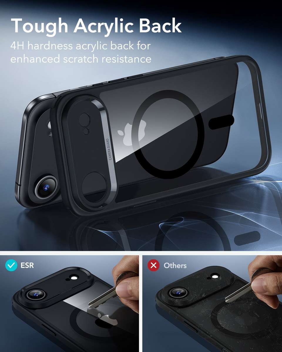 ESR MagSafe Case Set Compatible with iPhone 17 Air Hybrid Camera Button
