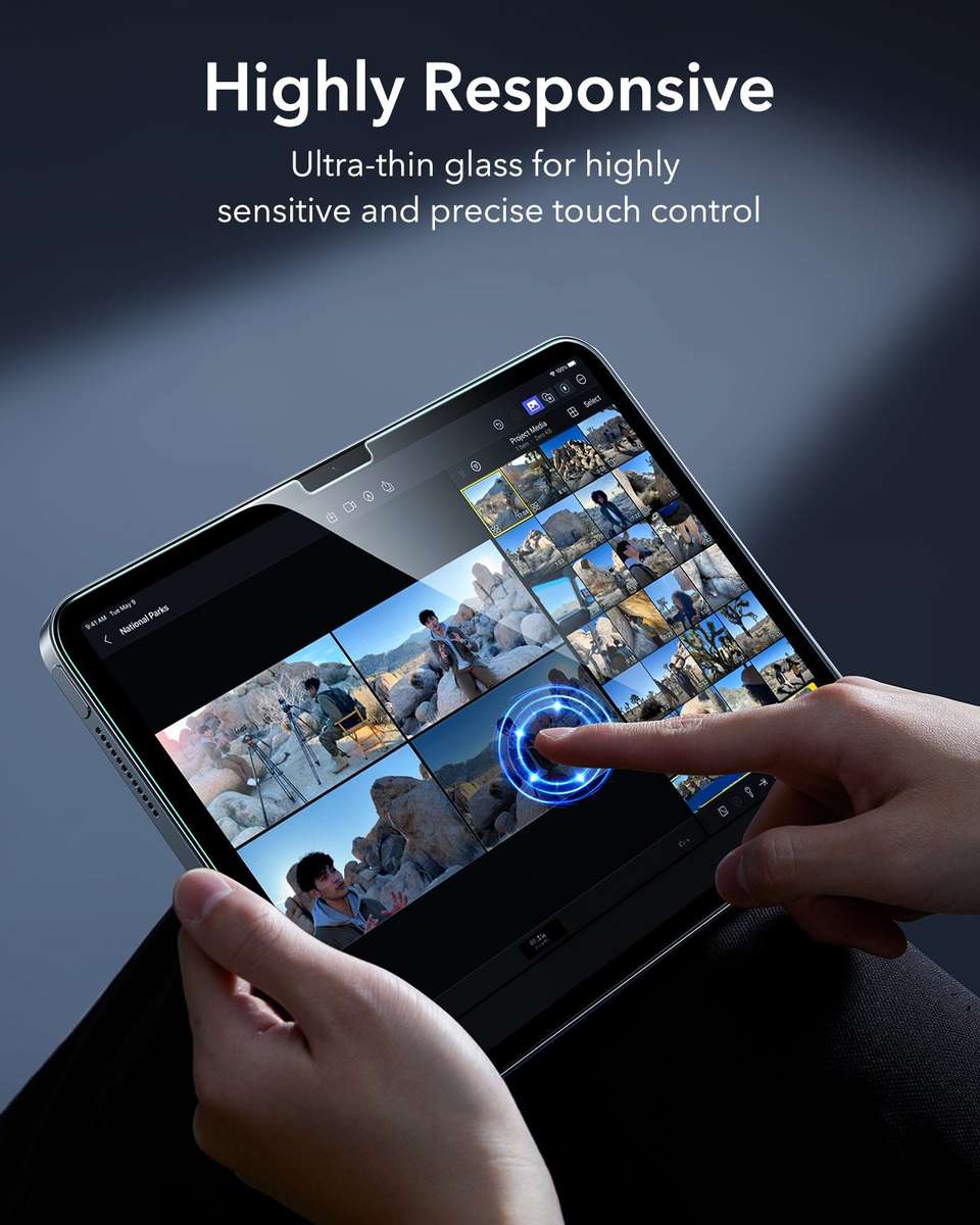 ESR Glass Screen Protector Compatible with iPad Air 13" (M4) 2026 - 2 Pack