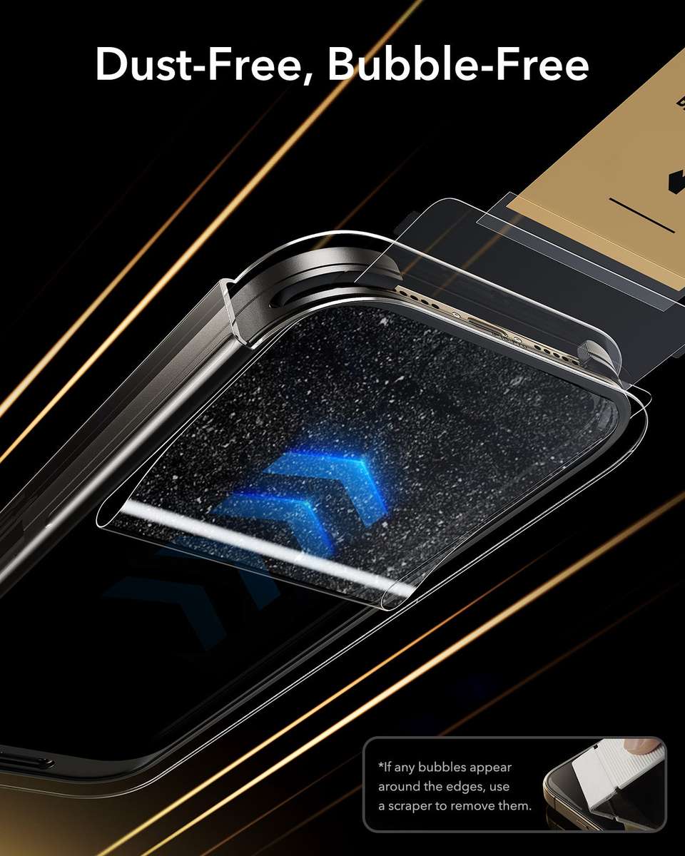 ESR Armorite Pro Glass Screen Protector Compatible with iPhone 17 Pro