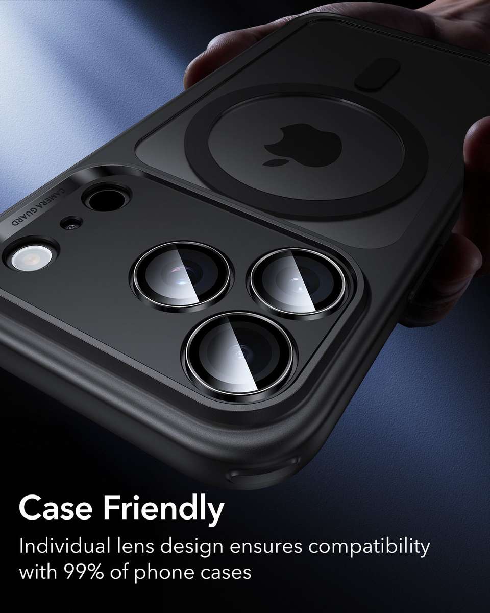ESR Camera Lens Protector Compatible with iPhone 17 Pro/17 Pro Max - 2 Pack