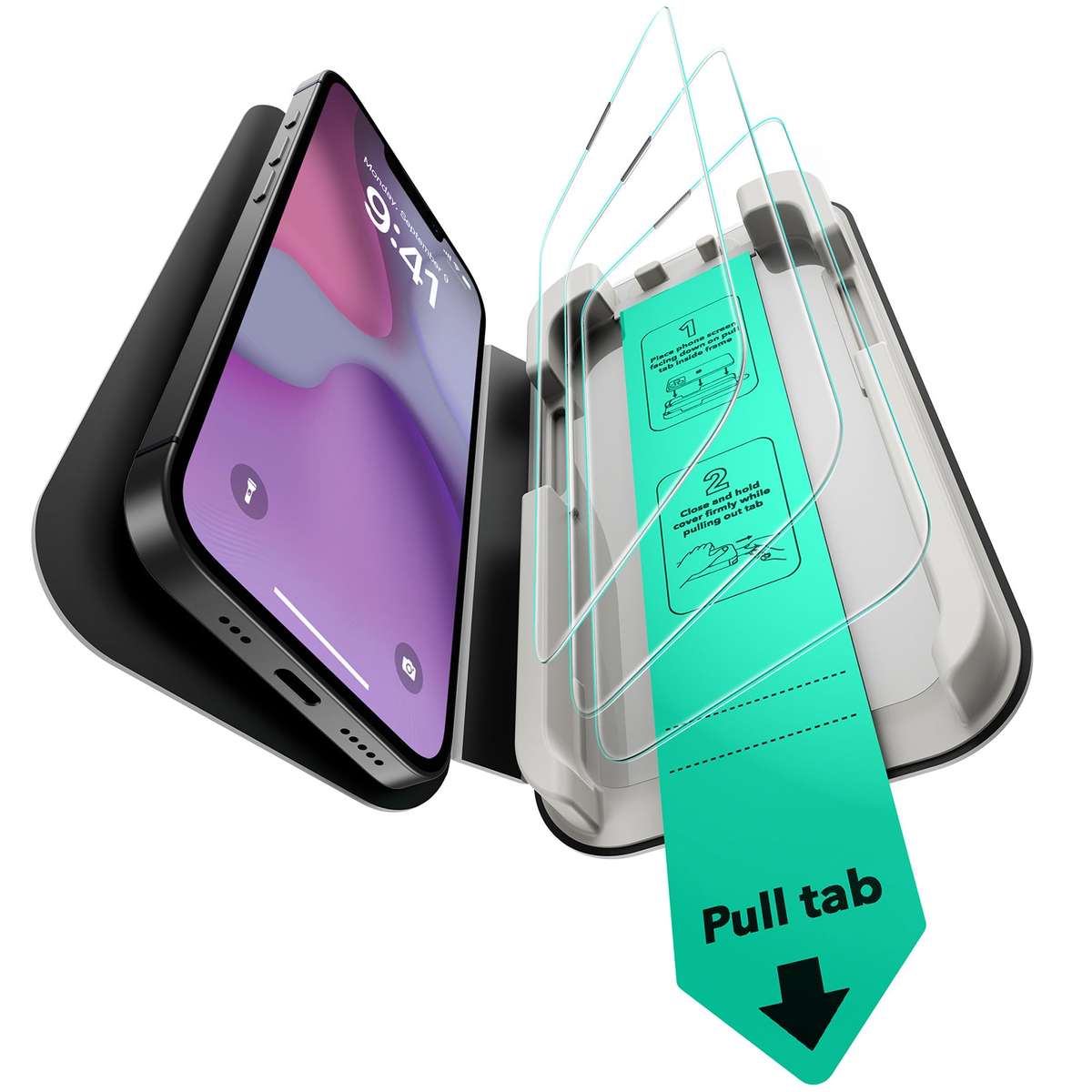 ESR UltraFit Glass Screen Protector Compatible With iPhone 17e - 3 Pack