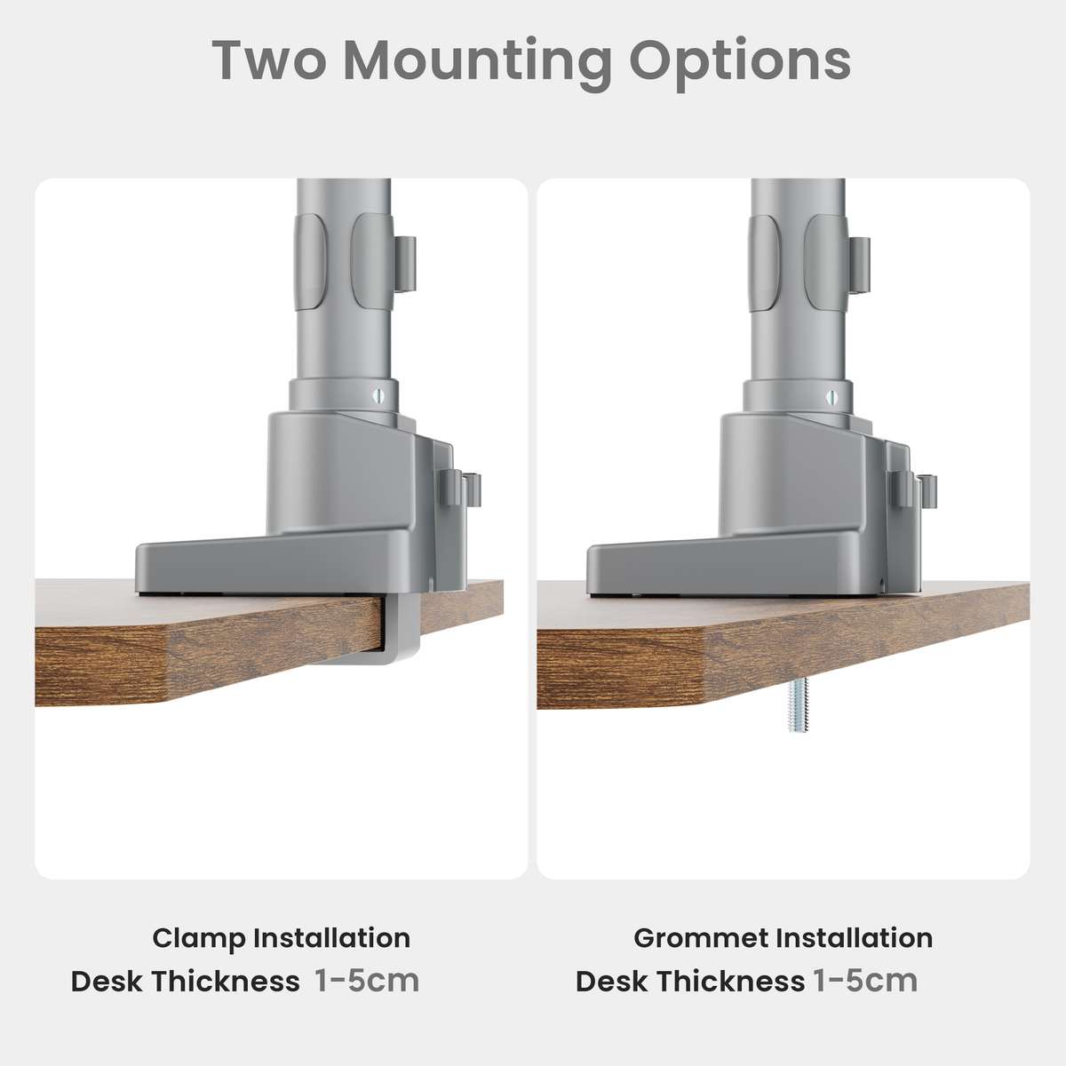 NEOHUBS Pro+ Dual Monitor Arm Mount Premium Adjustable VESA Desktop Stand