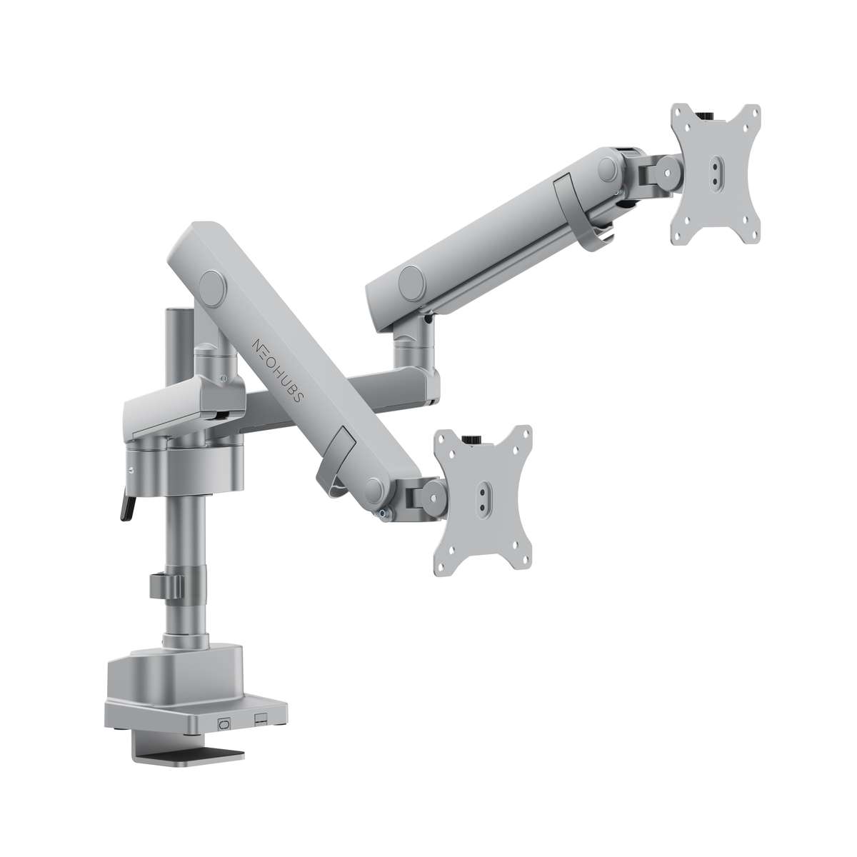 NEOHUBS Pro+ Dual Monitor Arm Mount Premium Adjustable VESA Desktop Stand