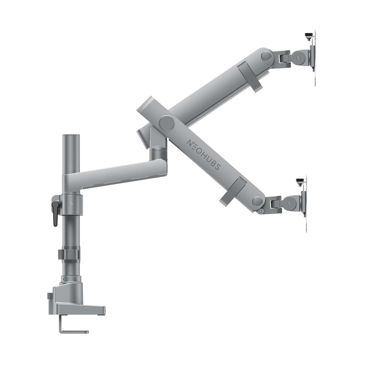 NEOHUBS Pro+ Dual Monitor Arm Mount Premium Adjustable VESA Desktop Stand