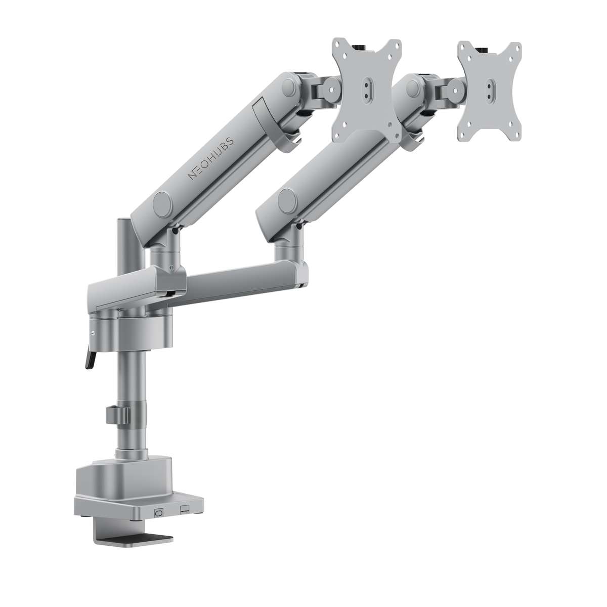 NEOHUBS Pro+ Dual Monitor Arm Mount Premium Adjustable VESA Desktop Stand