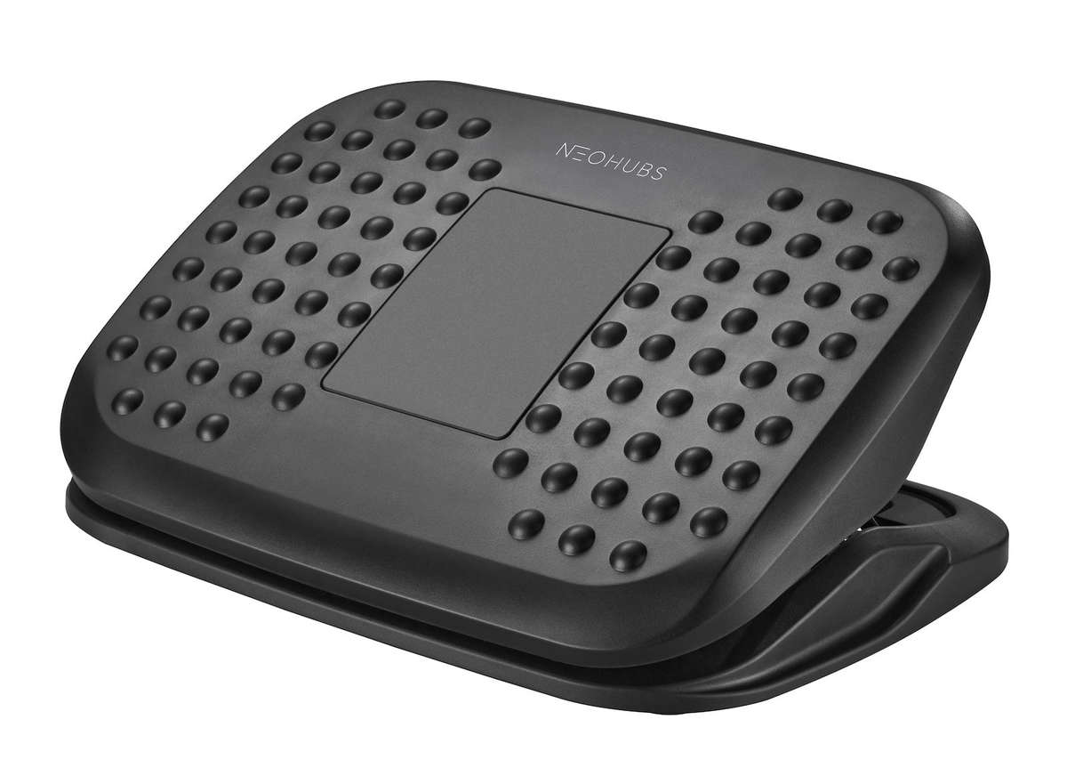 NEOHUBS Under Desk Footrest with Adjustable Ergonomic Massage Surface