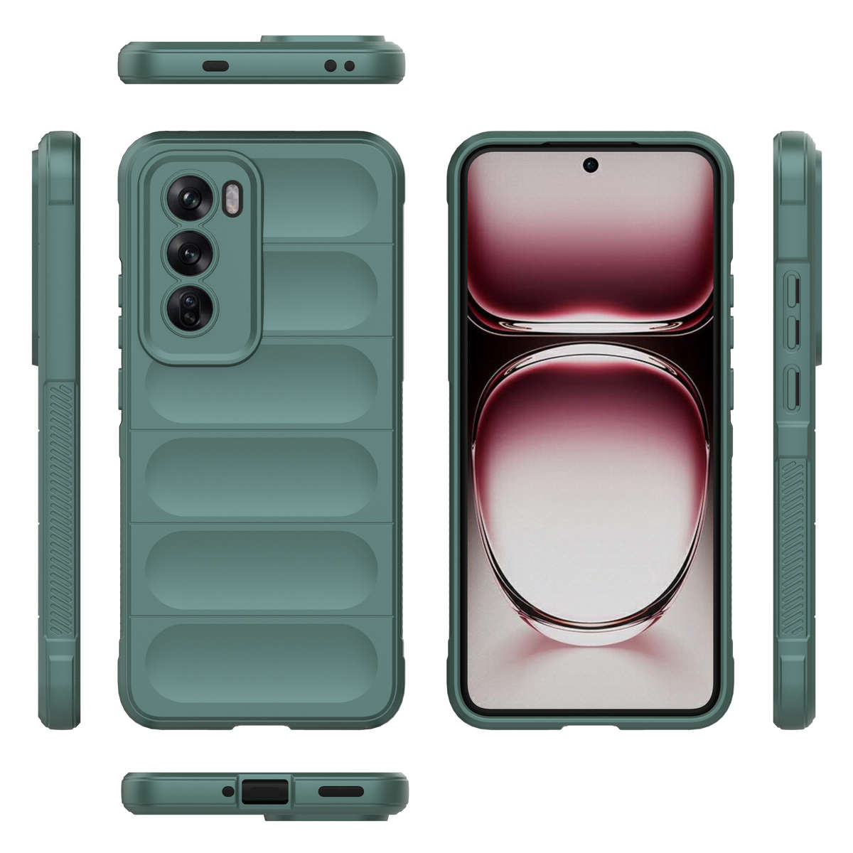 Magic Shield Case for Oppo Reno12 Pro 5G Shockproof Cover