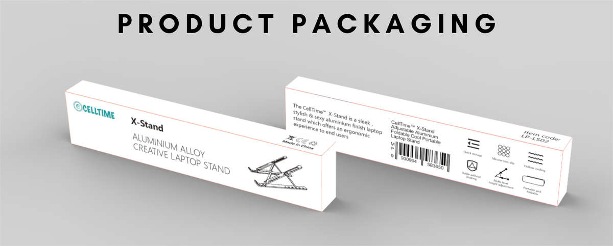 X-Stand Adjustable Aluminium Foldable Cooling Portable Laptop / Tablet Stand